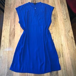 J Crew Tunic Dress in Sapphire Blue—Size XL
